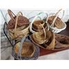 Image 2 : lot of decorative Wicker baskets