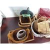 Image 2 : Lot of decorative Wicker baskets
