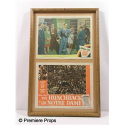 "The Thin Man Goes Home" and "The Hunchback of Notre Dame" Framed Poster Cards