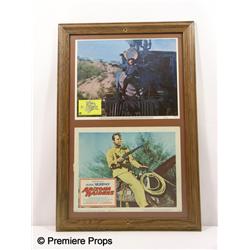 "The Villian" and "Arizona Raiders" Framed Poster Cards