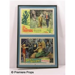 "The Day of the Triffids" and "Queen of Outer Space" Framed Poster Cards