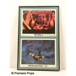 "Tron" and "The Black Hole" Framed Poster Cards