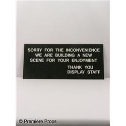 Sorry for the Inconvenience Sign