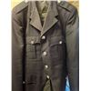 Image 2 : British Metropolitan Police Uniform Jacket Fortrel Wool Blend Silver Crown Buttons