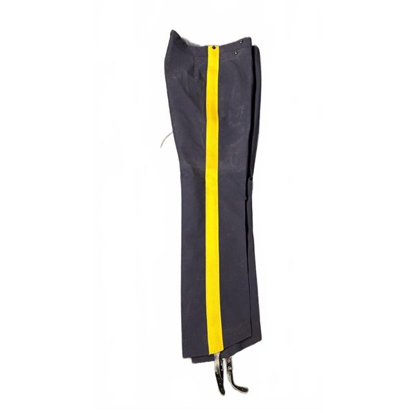 RCMP Dress Pants Dark Blue with Yellow Stripe and Ankle Zippers