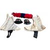 Image 1 : Marching Band Uniform Accessories Set with Spats, Fringed Epaulettes, and Fringe Plume