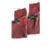 Image 3 : Knit Socks Lot, 1 Pair White Ribbed, 2 Pairs Red Argyle Patterned