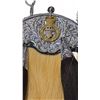 Image 2 : Scottish Horsehair Sporran with Engraved Badge and Leather Back, Made in Scotland