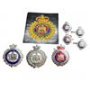 Image 1 : Edmonton Police Service Badge and Pin Collection with Embroidered Patch