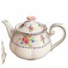 Image 9 : Royal Albert England Bone China Petit Point 54-Piece Dinnerware Set Plus 2 Grimwades