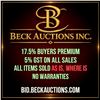 Image 1 : Beck Auctions Inc. Terms & Conditions