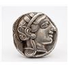 Image 1 : Ancient Greek Silver Tetradrachm Coin Athens Owl and Athena Circa 5th Century BCE