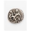 Image 1 : Ancient Greek Silver Stater Coin with Combat Scene Reverse Punch Mark