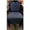 Image 2 : 4 BLUE UPHOLSTERED CHAIRS