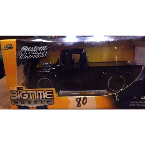 COLLECTABLE:  1956 FORD F150 BIGTIME MUSCLE MODEL (1:24) IN ORIGINAL BOX