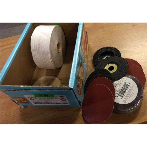 BOX C/W SANDING & CUTTING DISCS
