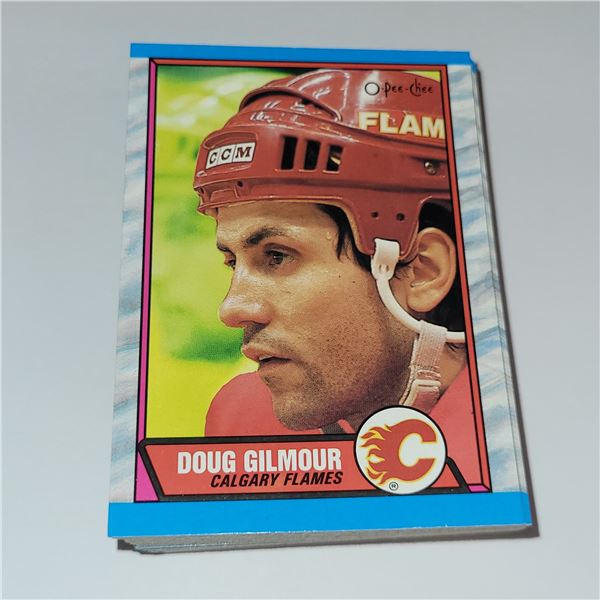 LOT OF 70 1989-90 OPC DOUG GILMOUR CARDS - MINT