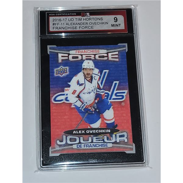 2016-17 UD TIM HORTONS #FF-11 ALEXANDER OVECHKIN FRANCHISE FORCE
