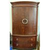 Image 1 : Classic Cherry Suite - 1 Tall Armoire, 1 Cedar Chest Bench and 2 Matching 3-Drawer Nightstands