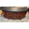 Image 3 : Classic Cherry Suite - 1 Tall Armoire, 1 Cedar Chest Bench and 2 Matching 3-Drawer Nightstands
