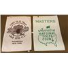Image 3 : 11 Vintage Golf Towels - Masters, 1989 US Open, Pebble Beach, Old Course, Muirfield Village and More