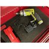Image 4 : Mastercraft Red Metal Tool Chest With Ryobi Drill, Black+Decker Screwdriver, Accessories