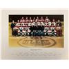 Image 2 : Hockey Time Capsule - 2 Team Canada 1972 and 2 Alberta Oilers 1972-73 Team Photos in Portfolio Case