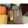 Image 4 : Gone Fishin Collection - 10 Plano, Old Pal and Metal Tackle Boxes with Flies, Creel and Net