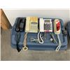 Image 1 : Five Assorted Corded Landline Telephones Including Push-Button and Rotary Styles