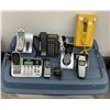Image 1 : Cordless and Corded Telephones Including Yellow Wall Model, Bin Not Included