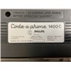 Image 4 : Vintage Philips Code-a-phone 1400C Remote Command Answering Machine with Remote and Power Adapter