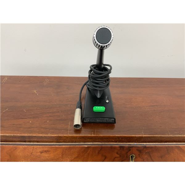 RCA Paging Microphone with Desk Stand and Push-to-Talk Button