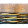 Image 7 : Serpentine Front Walnut Slant Front Secretary Desk 