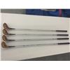 Image 4 : Classic Golf Collection - 5 Clubs - MacGregor Tourney Sylo-A-Matic 1-4 Woods, Tommy Armour 3 Wood