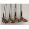 Image 6 : Classic Golf Collection - 5 Clubs - MacGregor Tourney Sylo-A-Matic 1-4 Woods, Tommy Armour 3 Wood