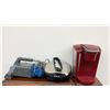 Image 1 : Keurig Coffee Maker, Westinghouse Contact Grill, Iona Hand Held Vacuum Cleaner Bundle