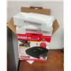 Image 3 : George Foreman Grill Unused in Box, Thermos with Case, Lazy Susan, Knife Block with Knives