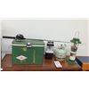Image 5 : Coleman Camping Lot with Cooler, Lantern, Lantern Stand, Propane Tank, Lantern, Fishing Rod