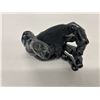 Image 1 : Rock Star Wall Display - GuitarGrip Black Pearl Left Hand Guitar Hanger with Padded Grip