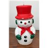 Image 4 : Christmas Lot with Blue-Eyed Santa Doll, Decorative Hockey Nutcracker, Santa and Snowman Candles