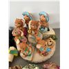 Image 22 : Pendelfin Bunny Village - Crocker, Rosa, 2 Whopper, 2 Blossom, 1 Schoolchild, 1 Stand, 12 Accents