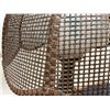 Image 2 : Table Lamps with Wood Bases and Woven Mesh Shades, Inline Power Cord Switches