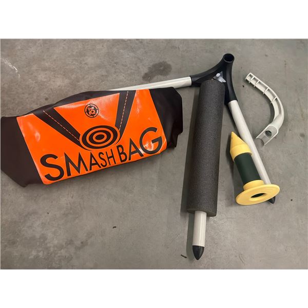 Golf Training Aid Lot: Golf IQ SmashBag & more