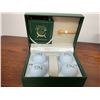 Image 2 : Don Toney Signed Golf Statue and ESQ Golf Watch Gift Box (Golf Balls, Tee, Accessories)