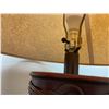 Image 5 : Ceramic Table Lamps with Southwestern Geometric Motif and Brown Shades