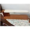 Image 2 : Matching Carved Wooden Storage Boxes with Ironing Board, Sleeve Board, and Black+Decker Iron