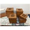 Image 4 : Matching Carved Wooden Storage Boxes with Ironing Board, Sleeve Board, and Black+Decker Iron