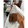 Image 7 : Matching Carved Wooden Storage Boxes with Ironing Board, Sleeve Board, and Black+Decker Iron