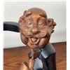 Image 3 : Table for Two - 2 Whimsical Waiter Statues with Bow Ties and Aprons, Black and Copper Finish