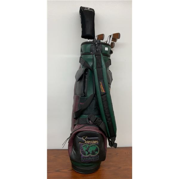 Belding Sports Bushwhacker Golf Bag with MacGregor Clubs and Nicklaus Headcover
